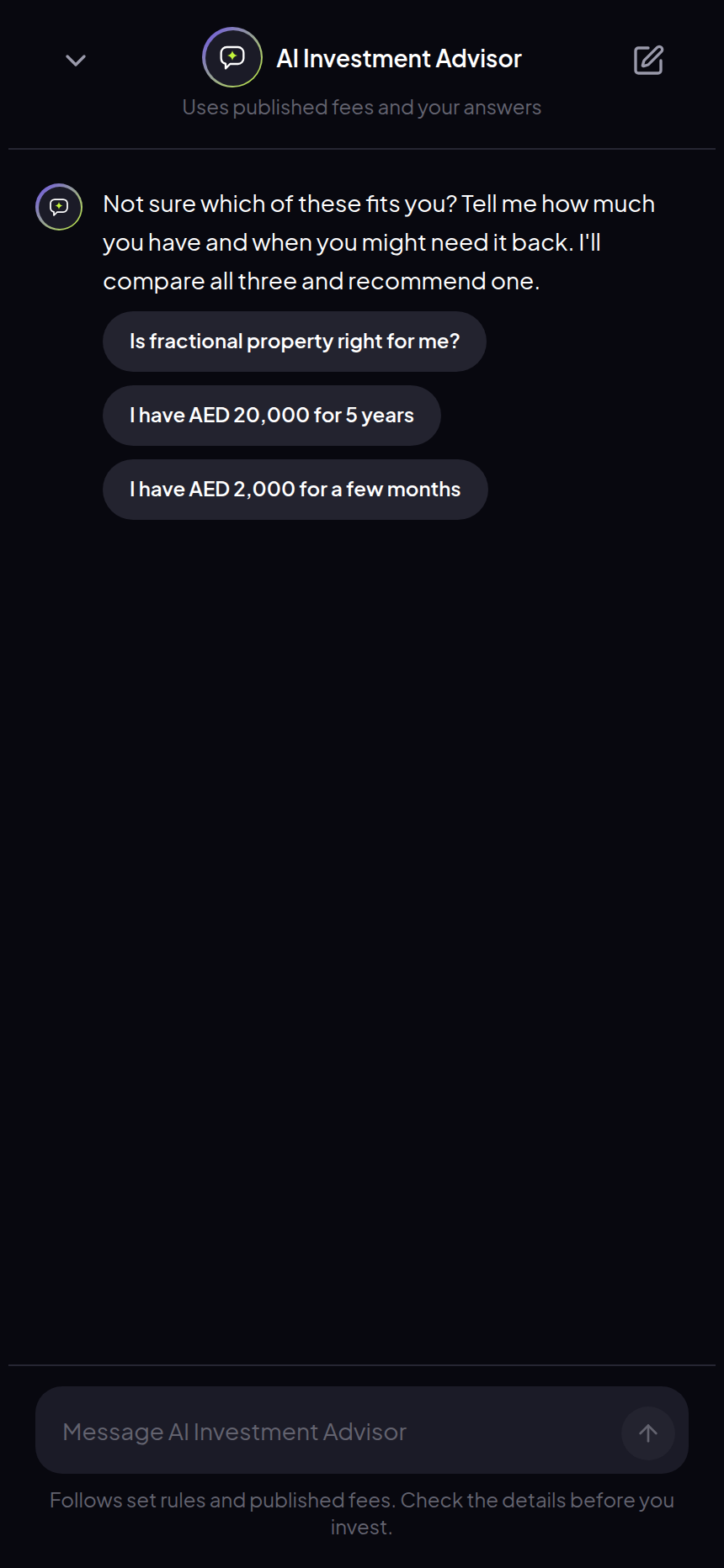 Advisor entry