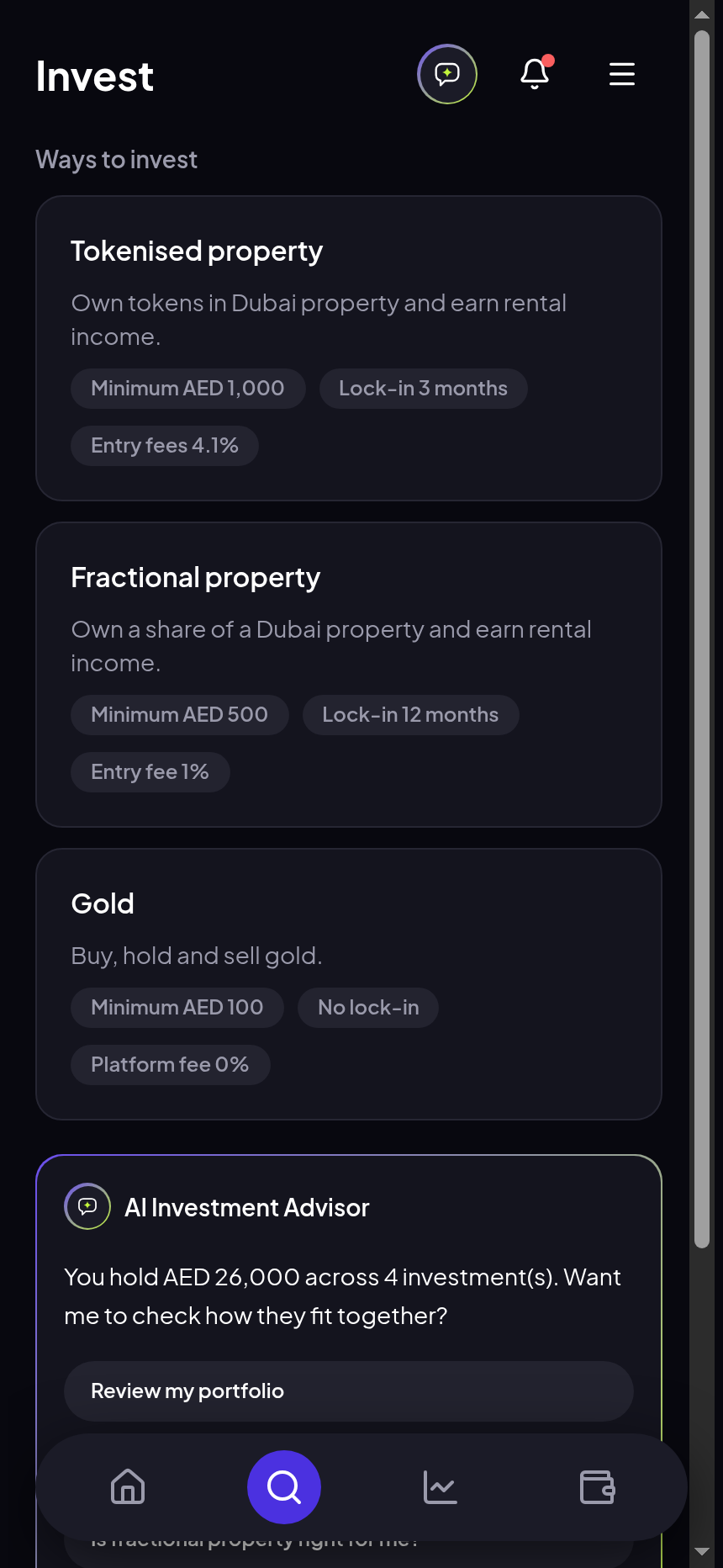Returning entry shows holdings before permission