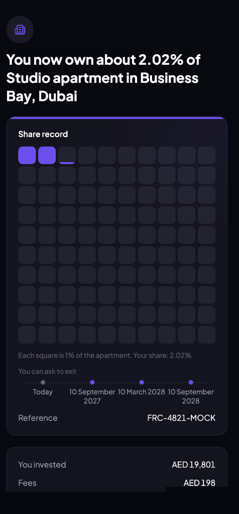 Share record